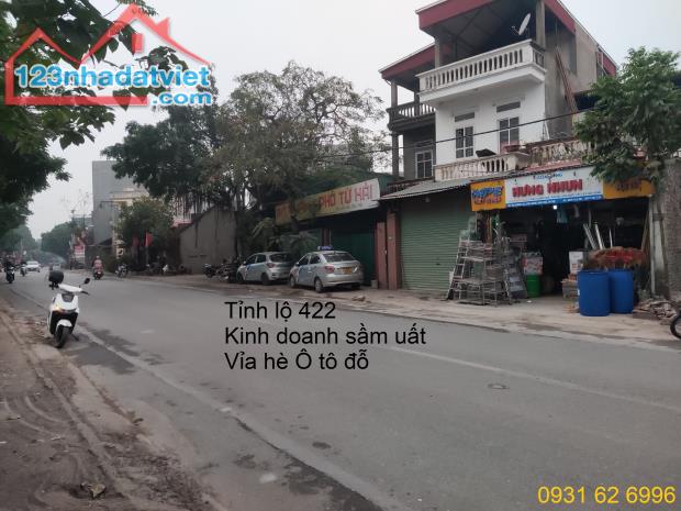 Bán NHANH 100m đất mặt đường tỉnh lộ 422 - Thị trấn Trôi. Giá đầu tư - 1