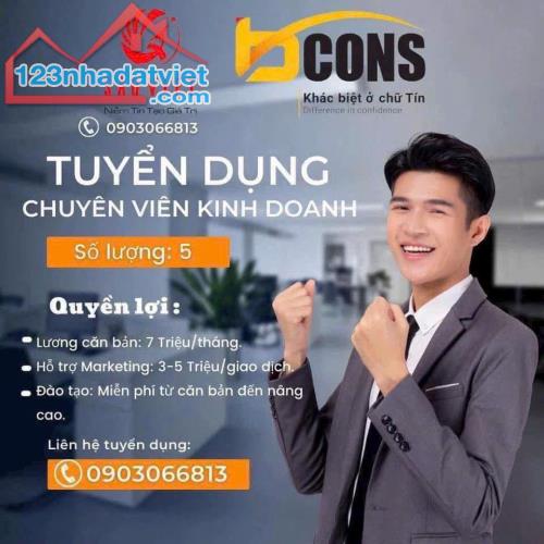 Bcons tuyển dụng Trưởng Phòng Kinh Doanh + 10 Nhân Viên Kinh Doanh bán 20.000 căn hộ Bcons