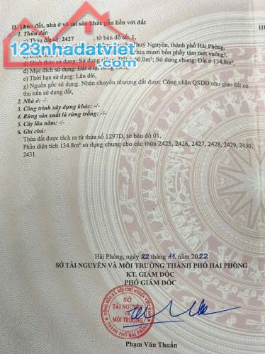 💠 Bán 3 lô đất đẹp trung tâm đường thông tại Hoàng Động- Phường Hoàng Lâm  - Thuỷ nguyên - 2