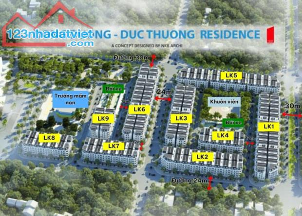 CẦN BÁN LK6, 80M2, ĐƯỜNG 24M TẠI KĐT ĐÔNG DƯƠNG RESIDENCE – ĐỨC THƯỢNG - 2