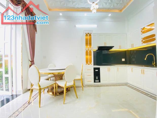 BÁN BIỆT THỰ MINI NGANG 9M GÓC 2 MẶT TIỀN HXH 6M - 3 TẦNG FULL NỘI THẤT - HUỲNH TẤN PHÁT - 4
