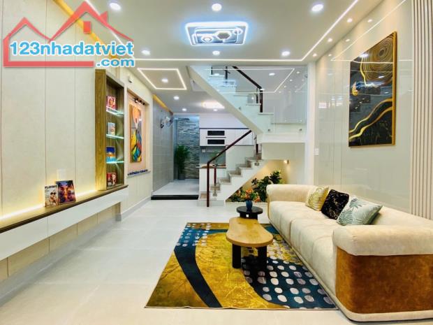 NHÀ ĐẸPLUNG LINH - LÊ VĂN THỌ GV - GẦN CV LÀNG HOA & QUANG TRUNG - HXH - DT 44M² - 2 TẦNG - 2