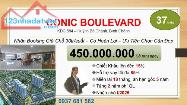 Căn hộ Sài Gòn chỉ 450tr - nhận nhà ở ngay