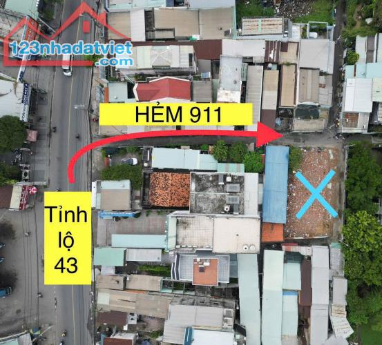 BÁN 4 lô đất 70m2 hẻm 911, TL43 P. Bình Chiểu, Thủ Đức - 1