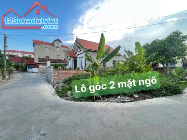 ⛔Lô góc Thuỷ Sơn 72,8m  TP Thuỷ Nguyên  Trục thông thôn 6 Thủy Sơn 72m cách đường 351