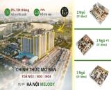 Độc quyền! Quỹ căn 2 - 3 ngủ giá cực tốt ký trực tiếp CĐT Hà Nội Melody chỉ 53tr/m2 view h