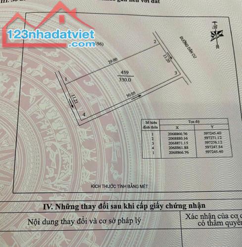 Lô đất đẹp 330m2 ngõ Hoàng Phan Thái, xóm 15 Nghi Phú, TP Vinh