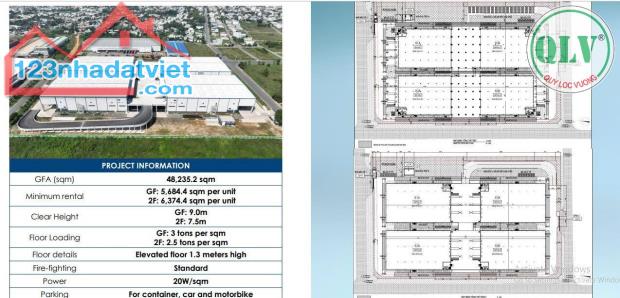 Cho thuê kho chứa hàng diện tích 48.235 m2 KCN Vsip 1, Bình Dương - 2