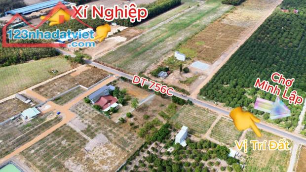 Bán sỉ 7 sổ MT NHỰA(35x35=1.225m2)có 700m2 thổ cư,SHR sổ sẳn ,giữa 3kcn,2TP 280 triệu/s - 2