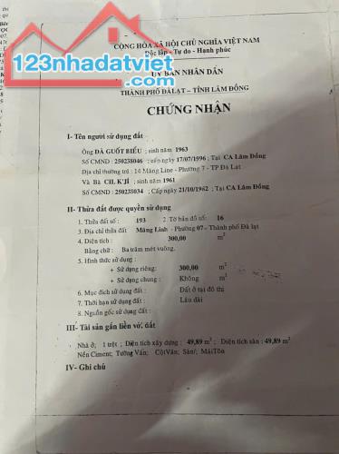 CHÍNH CHỦ CẦN BÁN HOẶC CHO THUÊ NHÀ 136M2 PHƯỜNG 7 -ĐÀ LẠT -LÂM ĐỒNG - 4