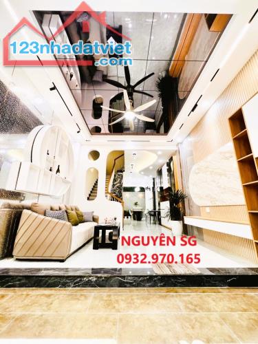 BÁN NHÀ GÒ VẤP. SIÊU PHẨM 4 TẦNG FULL NỘI THẤT, 60 M2 (4 x 15), GẦN MẶT TIỀN PHẠM NGŨ LÃO.