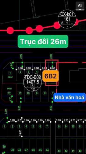 📣Siêu phẩm trục đường 26m Hướng Bắc, B2 Khu B Bắc Sông Cấm, TP Thuỷ Nguyên  ✅👉Diện tích: - 1