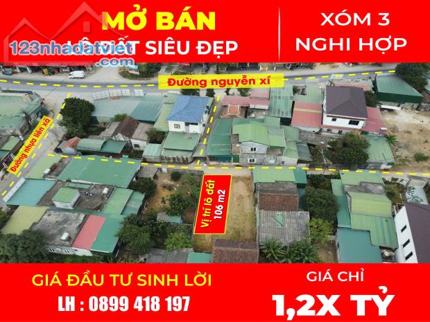 Bán lô đất xóm Hợp Thắng , Nghi Hợp , Cửa Lò