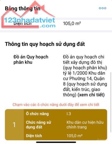 NHÀ CŨ TIỆN XÂY MỚI 105M2 NGANG LỚN 7M HẺM 4M BÌNH ĐÔNG QUẬN 8 CẦU CHÀ VÀ CHỈ 4,2 TỶ