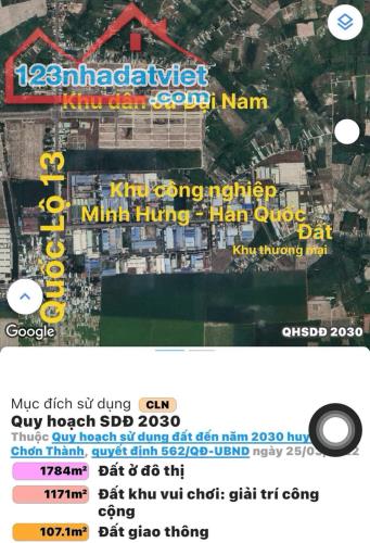 BÁN 500m2 ĐẤT Ở ĐÔ THỊ NGAY KHU CÔNG NGHIỆP, GẦN CHỢ - 1