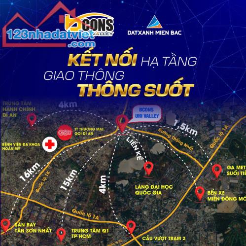 Bán Nhà Phố Liền Kề Bcons Uni Valley Bình Dương Chỉ Từ 7 Tỷ