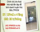 ♥️Chính chủ cho thuê nhà mặt tiền đẹp để kinh doanh huyện Hóc Môn,TPHCM; 0919695234