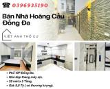 Bán nhà Phố Hoàng Cầu, Vị Trí Trung Tâm, Nhà Mới, Gần Hồ, 39mx5T, Giá: 9.9 Tỷ, Lh: