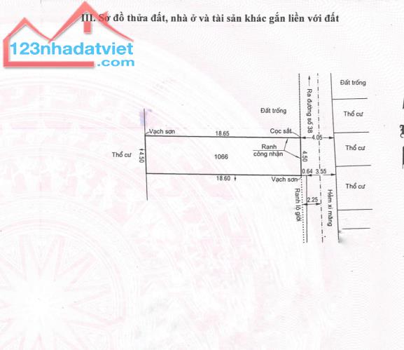 Cần bán đất hẻm xe hơi, gần mặt tiền đường số 38, Hiệp Bình Chánh, Thủ Đức - 3