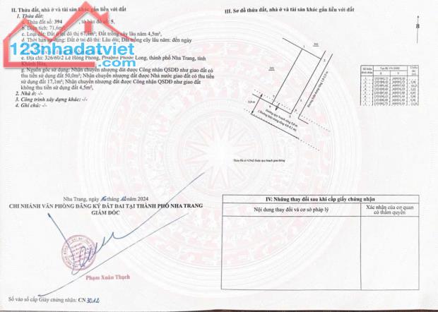 Đất 2 mặt tiền giáp KĐT VCN Phước Long 1 , cách đường Vành Đai chỉ 100m - 4