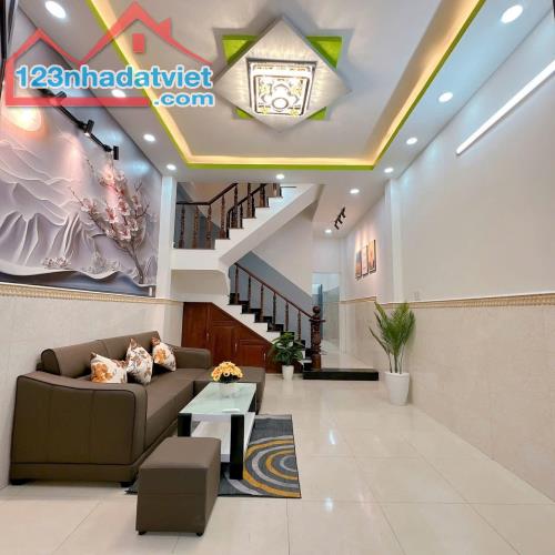 Bán nhà Đường Hương Lộ 2 - Hẻm xe hơi 7m thông - 60m² 4 Tầng 4PN mới - Giá tốt - 1