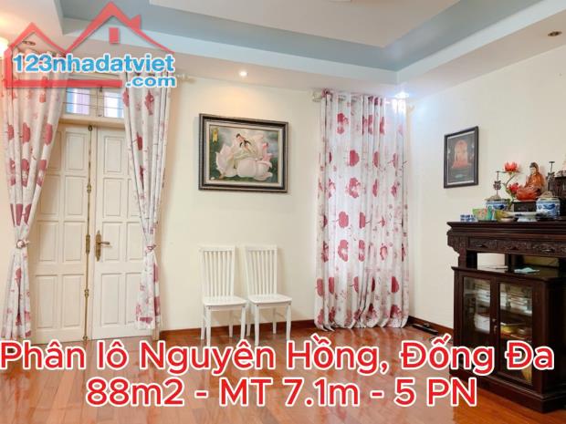 🏡 BÁN NHÀ PHÂN LÔ NGUYÊN HỒNG, ĐỐNG ĐA – 88M² – MẶT TIỀN 7.1M – KINH DOANH – Ô TÔ TRÁNH - 1