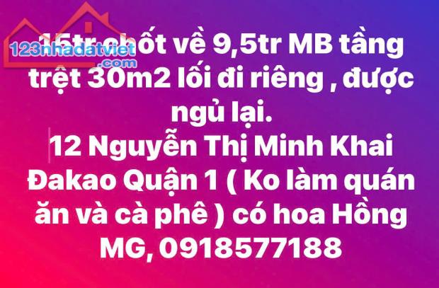 Cho Thuê Mặt Bằng Tầng Trệt - Vị Trí Đắc Địa Tại Trung Tâm Quận 1