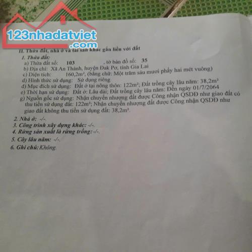CHÍNH CHỦ Cần Bán Nhà Vị Trí Đẹp Tại Xã An Thành, Đắk Pơ, Gia Lai - GIÁ CỰC RẺ. - 1