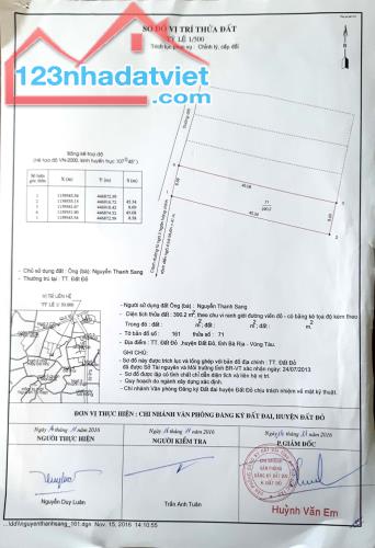 Cần sang nhượng lô đất (odt) rộng 390m2 ngay trung tâm thị trấn huyện long đất giá rẻ mềm. - 4