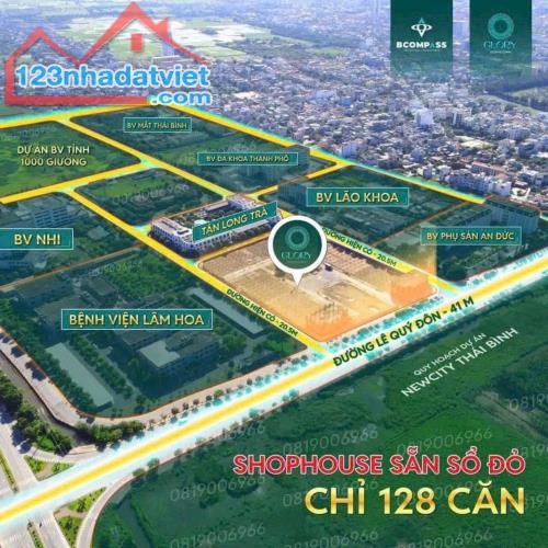 Bán căn shophouse dự án y tế Glory downtow phường Trần Lãm TP Thái Bình