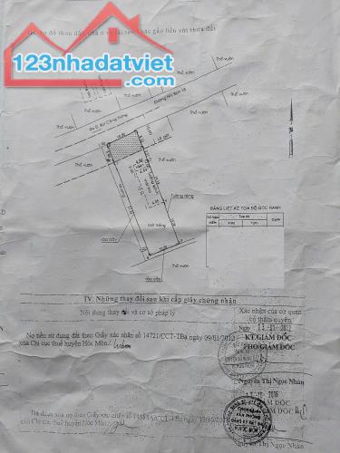 Bán lô đất Nhị Bình 15, Hóc Môn, Hóc Môn: 10 x 38, giá 12 tỷ. - 2