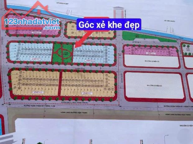 Bân lô góc xẻ khe 80m tại khu dân cư Cẩm Xá, Mỹ Hào, Hưng Yên - 2