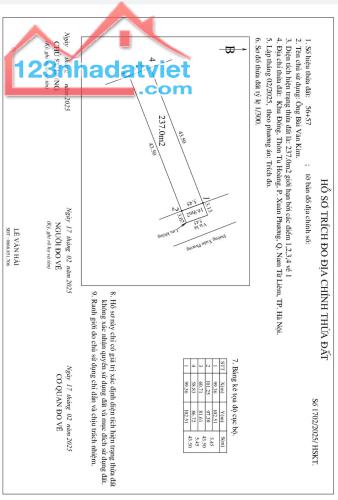 Đất xen kẹt, mặt phố Xuân Phương, 255m2, mặt tiền 5.5m, Nhỉnh 4 tỷ, Nam Từ Liêm, KÝ GỬI - 4