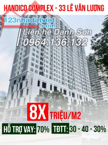 Nhận cọc thưởng phạt quỹ căn 33 Lê Văn Lương - Handico Complex | Giá tốt nhất thị trường - 1