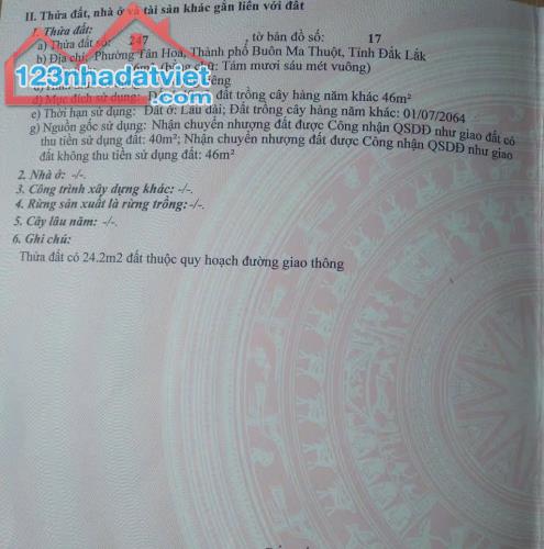 ĐẤT ĐẸP - GIÁ TỐT - Vị Trí Đắc Địa Tại Mặt tiền Đường Ngô Chí Quốc, Phường Tân Hoà, Thành