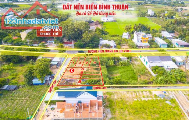 CHỈ 268 TRIỆU (20%) - SỞ HỮU NGAY SỔ HỒNG ĐẤT BIỂN BÌNH THUẬN - 1