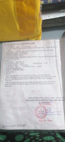 BÁN NỀN  NHÀ MẶT PHỐ (1, HOẶC 2 NỀN LIỀN KỀ) THẠNH XUÂN 62, Q.12, HCM - 76 M2, 1,.9 TỶ - - 3