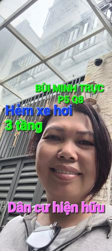 Bán nhà dưới 6 tỷ P5 Q8, hẻm xe hơi Bùi Minh Trực, 3 tầng không quy hoạch, gần mặt tiền TL