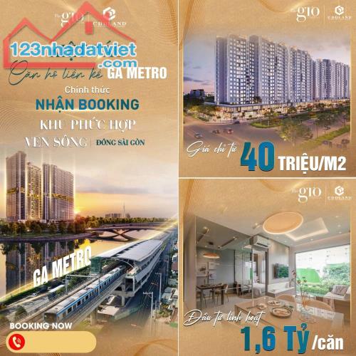 Dự án The Gió An Gia giỏ hàng căn 2PN 75M2 liền kề Ga Metro SG Suối Tiên chỉ 3,1 Tỷ.