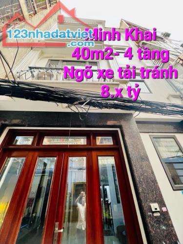 Bán nhà Minh Khai 40m2-4t, mặt ngõ ô tô tải tránh, kinh doanh đỉnh giá siêu rẻ 8.x tỷ - 1