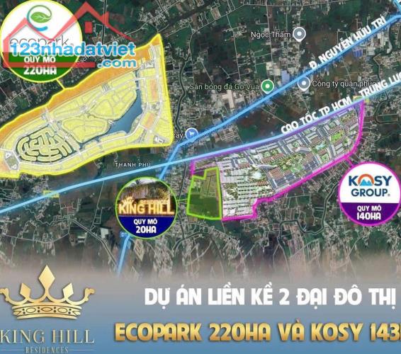 SIÊU PHẨM DỰ ÁN Đất Nền KING HILL RESIDENCEI - VỊ TRÍ Đẹp Tại : Nguyễn Hữu Trí - Thạnh