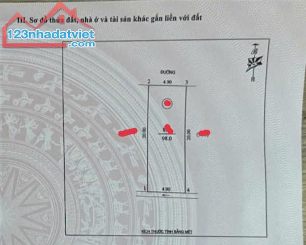 Đất MẶT ĐƯỜNG VÕ TRỌNG ÂN KHỐI 7 - QUÁN BÀU, GIÁ CHỈ 4,2 TỶ. MUA LÀ LỜI, CHỈ BÁN 5 NGÀY - 2