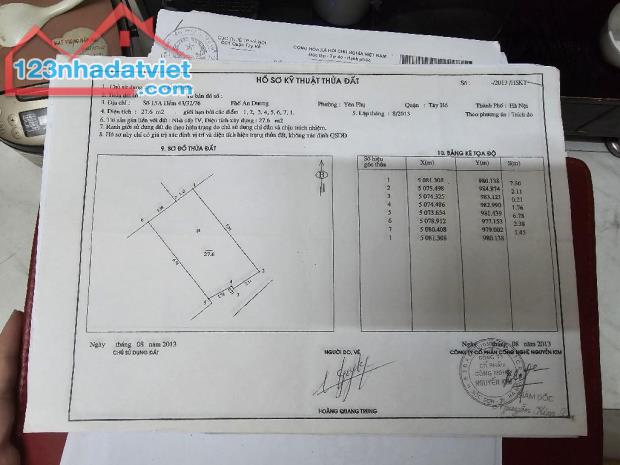 Nhà dân giá tốt - An Dương, Yên Phụ - vài bước ra ô tô - 28m2 x 2 tầng - 1,55 tỷ - 5