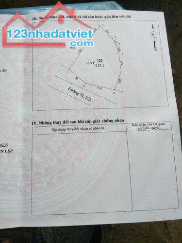 Chỉ 990tr có ngay lô đất mặt đường tỉnh lộ sẵn nhà 2 tầng kiên cố và 1 cửa hàng đang KD - 4