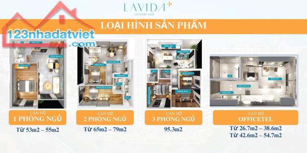 Căn hộ Lavida Plus Q7 1Pn giá 3 tỷ, 2PN, 74m2 giá 4,1 tỷ. Ck 5%. CĐT 0917688586