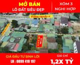 Mở bán lô đất xóm Hợp Thắng, Xã khánh hợp , lối 2 đường Nguyễn Xí