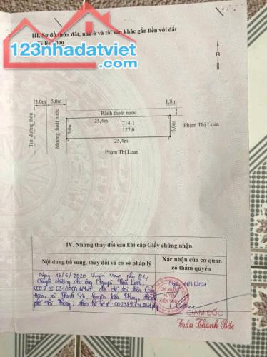 Bán lô góc 123m2 ngang 5m trục thông Đại Đồng Kiến Thụy Hải Phòng giá 2,03 tỷ