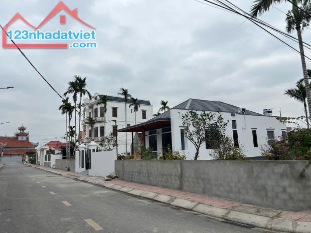 Bán lô góc 123m2 ngang 5m trục thông Đại Đồng Kiến Thụy Hải Phòng giá 2,03 tỷ - 1