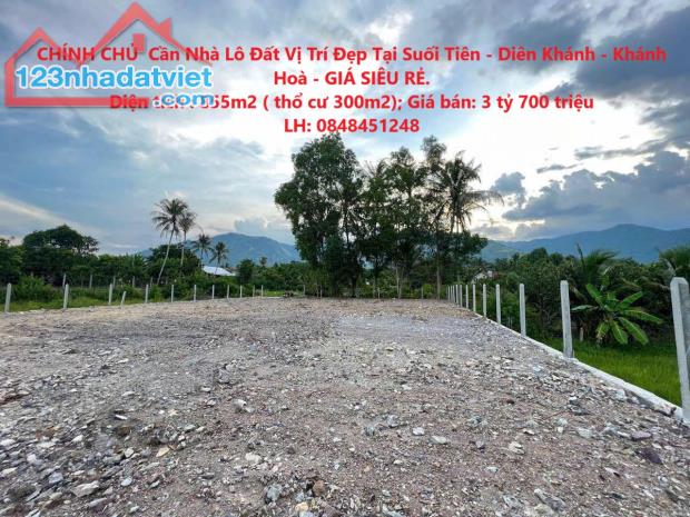 CHÍNH CHỦ BÁN 855m2 Đất Tại SUỐI HIỆP, Diên Khánh, Khánh Hoà