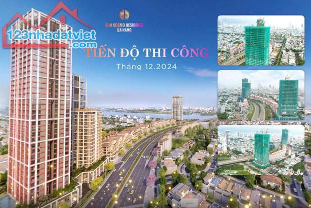 Căn 89m22 (2PN+1) Full giá 4.564 tỷ - Sun Cosmo ngay cầu Trần Thị Lý - 1